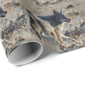 Kojote Geschenkpapier (Rolleneckpunkt)