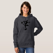 Kojote in Bewegung Hoodie (Vorne ganz)