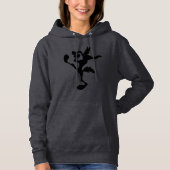 Kojote in Bewegung Hoodie (Vorderseite)