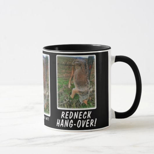 KOJOTE-JAGD - WOHLES HUNG ÜBER ZAUN TASSE (Rechts)