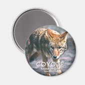 Kojote Magnet (Vorderseite/Rückseite)