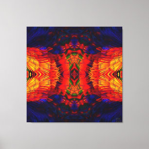 Kojote-Peyote-Mandala Leinwanddruck