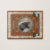 Kojote - Trickster-Puzzle mit Kasten Puzzle (Horizontal)