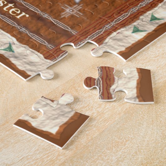 Kojote - Trickster-Puzzle mit Kasten Puzzle (Seite)