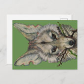 Kojotkarte nach Fakeliketank Postkarte (Vorne/Hinten)