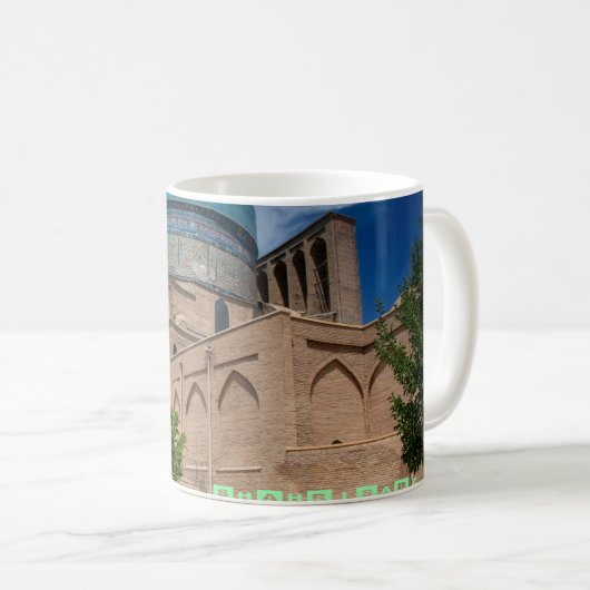 Kok Gumbaz Moschee, Dorut Tilavat Gedenkkomplex Kaffeetasse (VorderseiteRechts)