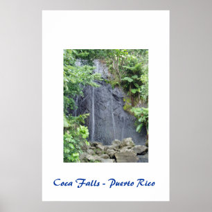 Koka-Fälle - Puerto- Ricoplakat Poster
