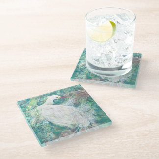 Koka: The Radiant Heron Glasuntersetzer