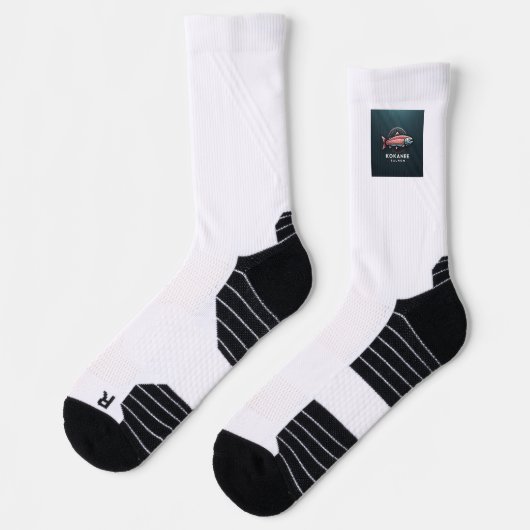 Kokanee-Lachs-Bergbach-Geist Socken (Links)