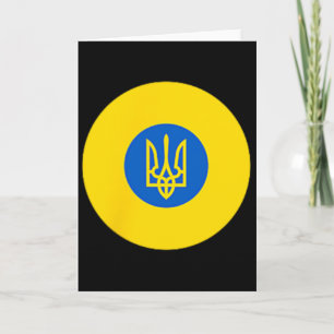 Kokarde der ukrainischen Luftwaffe Ukrainische Uaf Karte