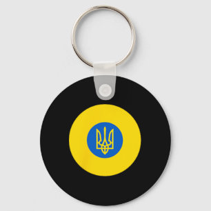 Kokarde der ukrainischen Luftwaffe ukrainische Uaf Schlüsselanhänger