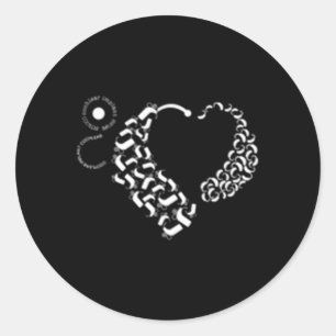 Kokerei- und Hörhilfe Runder Aufkleber