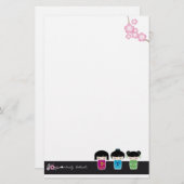 Kokeshi Briefpapier (Vorne/Hinten)