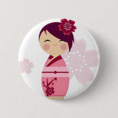 Kokeshi Button (Vorderseite)