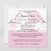 Kokeshi Couple Japanese Inspired Themed Einladung (Rückseite)