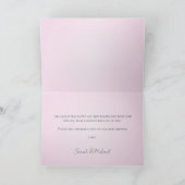 Kokeshi Doll Baby Dusche Custom Vielen Dank Dankeskarte (Innenseite)