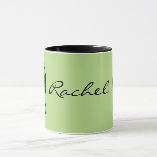 Kokeshi Doll Black Tasse (Zentrum)