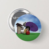 Kokeshi Doll Button (Vorne & Hinten)