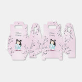 Kokeshi Doll Cherry Blossom Dusty Pink Geschenkschachtel (Ungefaltet)