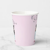 Kokeshi Doll Cherry Blossom | Geburtstag eines Mäd Pappbecher (Links)