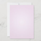 Kokeshi Doll Cherry Blossoms Mädchen zum Geburtsta Einladung (Rückseite)