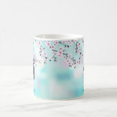 Kokeshi Doll Chibi Cherry Blossoms Kaffeemaschine  Kaffeetasse (Mittel)