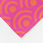 Kokeshi Doll Fleece werfen Blanket (Ecke)