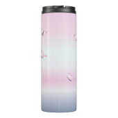 Kokeshi Doll Japanese Chibi Art Style Thermosbecher (Rückseite)