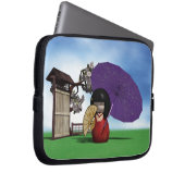 Kokeshi Doll Laptopschutzhülle (Vorne Rechts)