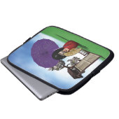 Kokeshi Doll Laptopschutzhülle (Vorne Knopf)