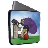 Kokeshi Doll Laptopschutzhülle (Vorne Rechts)
