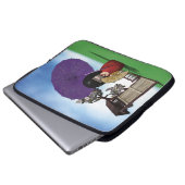 Kokeshi Doll Laptopschutzhülle (Vorne Knopf)