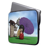 Kokeshi Doll Laptopschutzhülle (Vorderseite Links)