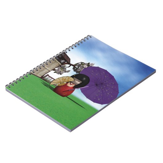 Kokeshi Doll Notizblock (Linke Seite)