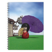 Kokeshi Doll Notizblock (Vorderseite)