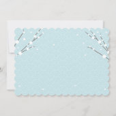 Kokeshi Doll Party Einladung (Rückseite)