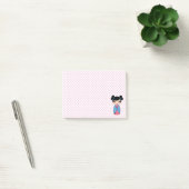 Kokeshi Doll Pink Post-it® Notes 4 x 3 Post-it Klebezettel (Büro)