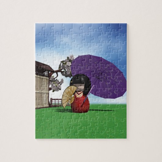 Kokeshi Doll Puzzle (Vertikal)