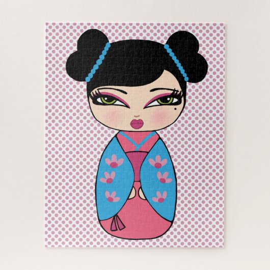Kokeshi Doll Puzzle (Vertikal)