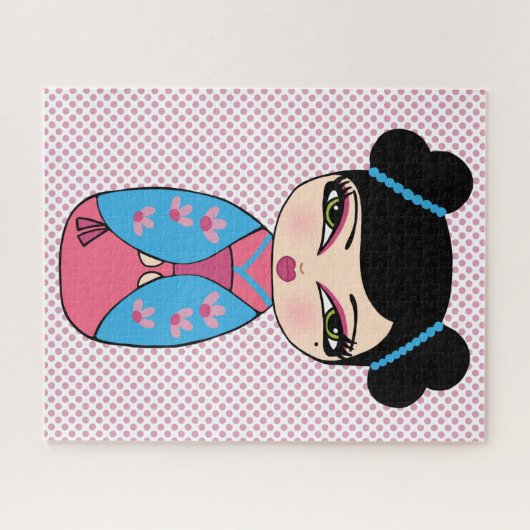 Kokeshi Doll Puzzle (Horizontal)