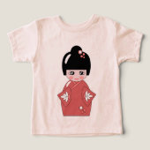 Kokeshi Doll T - Shirt (Design Vorderseite)
