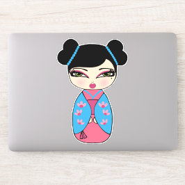 Kokeshi Doll Vinyl Sticker