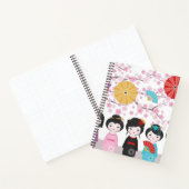 Kokeshi Dolls Notizblock (Innenseite)