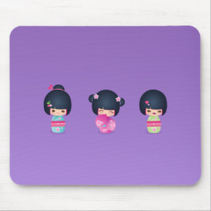 kokeshi drei Mousepad