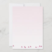 Kokeshi Einladung (Rückseite)