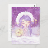 Kokeshi Etoile Postkarte (Vorne/Hinten)