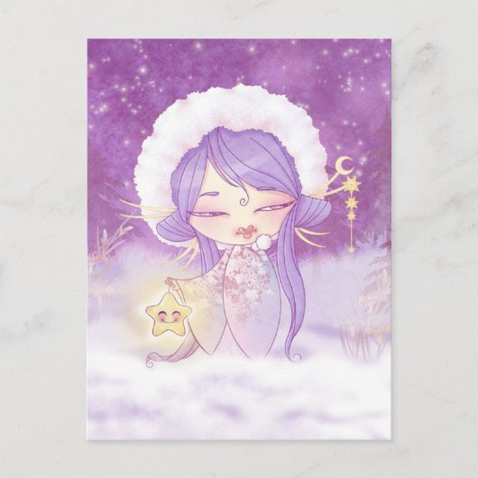 Kokeshi Etoile Postkarte (Vorderseite)