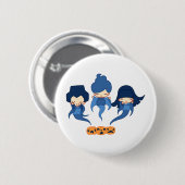 Kokeshi Geister Button (Vorne & Hinten)