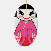 Kokeshi Japan Keramikornament (Rechts)