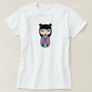 Kokeshi Japanese Doll T - Shirt